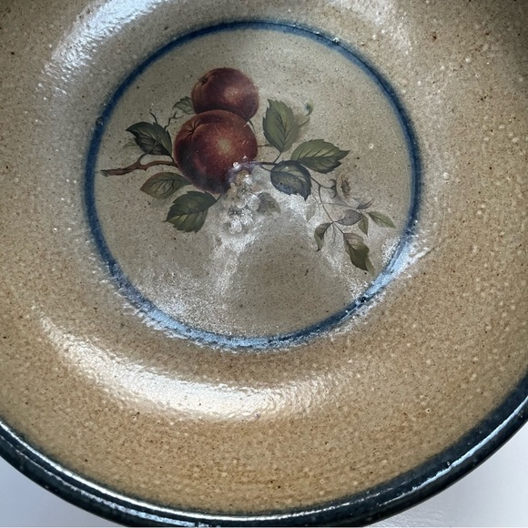 Vintage Monroe Salt Works Apple Blossom Pasta Plate - Picture 6 of 8